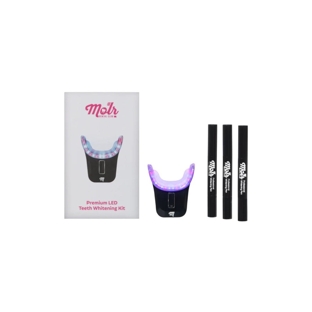 Molr Dental Club Premium LED Teeth Whitening kit (sealed in plastic wrap)